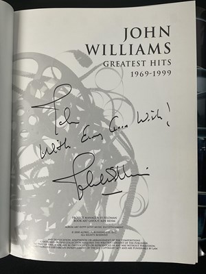 Lot 425 - A group of three JOHN WILLIAMS signed sheet...