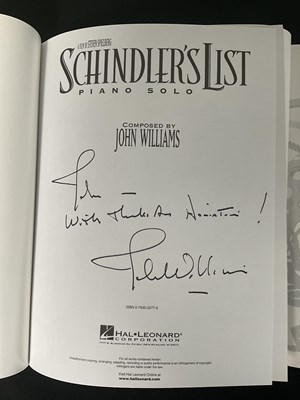 Lot 425 - A group of three JOHN WILLIAMS signed sheet...