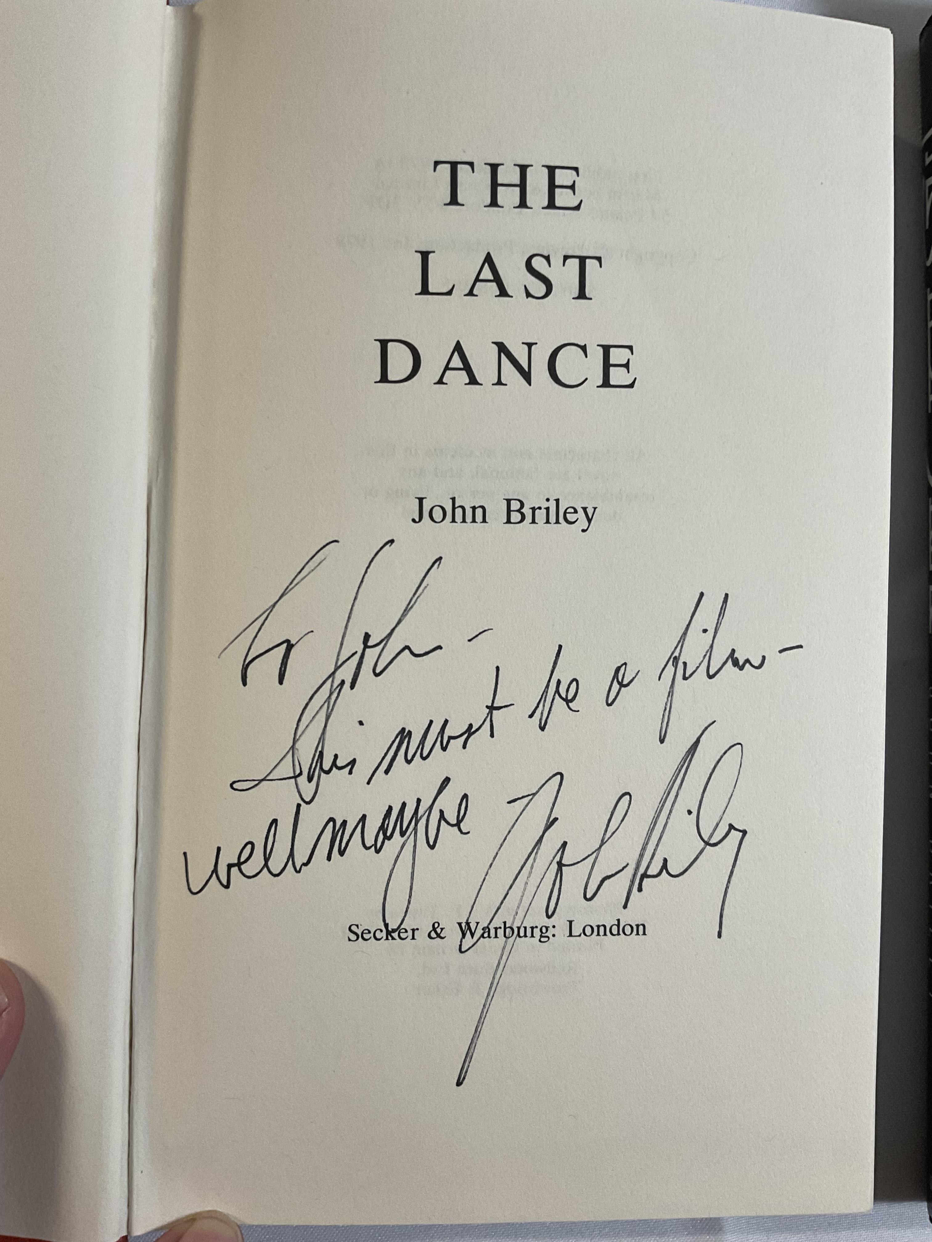 Lot 142 - Three autographed books signed by writer