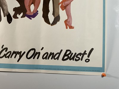 Lot 26 - CARRY ON GIRLS (1973) UK Quad film poster,...
