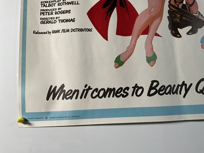 Lot 26 - CARRY ON GIRLS (1973) UK Quad film poster,...