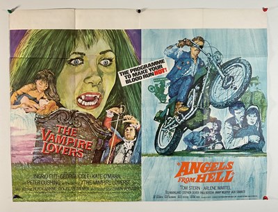 Lot 195 - THE VAMPIRE LOVERS / ANGELS FROM HELL (1970)...