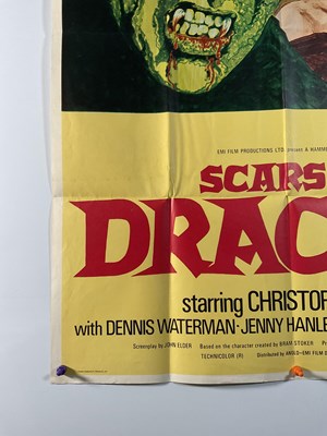 Lot 182 - SCARS OF DRACULA (1970), UK one sheet movie...