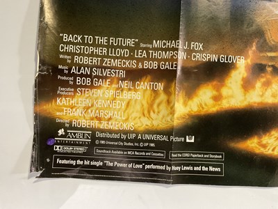 Lot 130 - BACK TO THE FUTURE (1985) UK Quad film poster,...