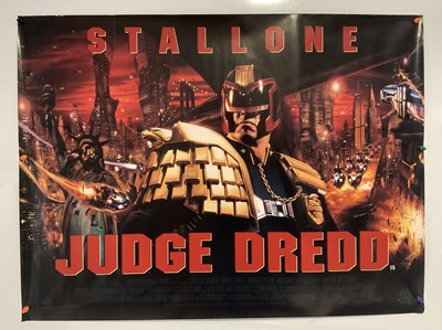 Lot 46 - JUDGE DREDD (1995) UK Quad film poster, comic...