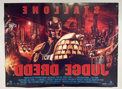 Lot 46 - JUDGE DREDD (1995) UK Quad film poster, comic...