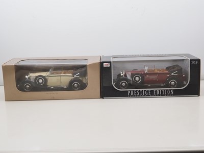 Lot 20 - A pair of ANSON 1:18 scale Maybach Zeppelins...