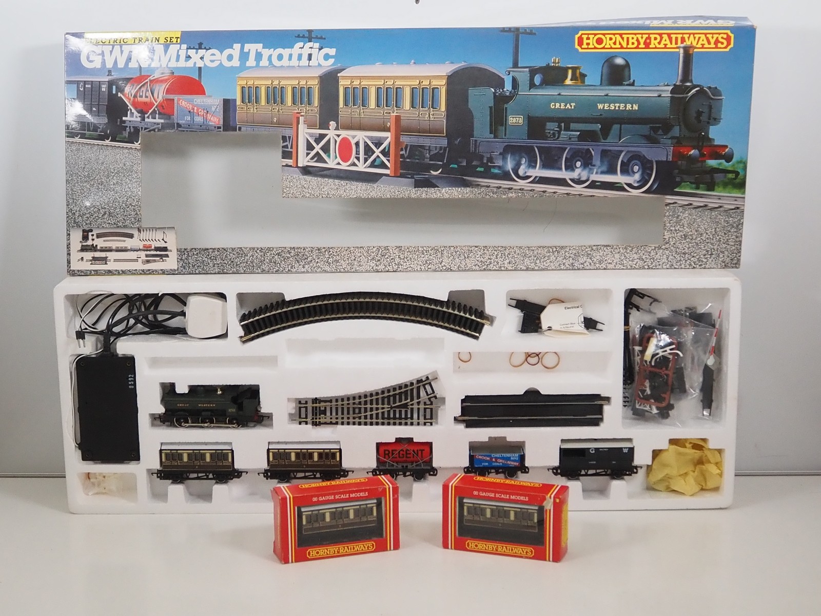 Lot 377 - A HORNBY OO gauge GWR mixed traffic