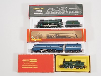 Lot 399 - A group of HORNBY OO gauge steam locomotives...