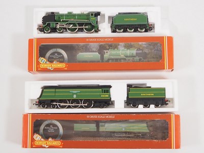 Lot 401 - A pair of HORNBY OO gauge steam locomotives...