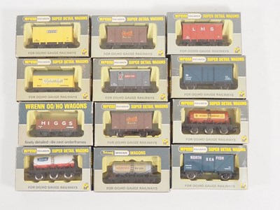 Lot 407 - A mixed group of various WRENN OO gauge wagons...