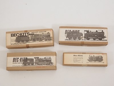 Lot 431 - A group of unbuilt BEC KITS white metal OO...