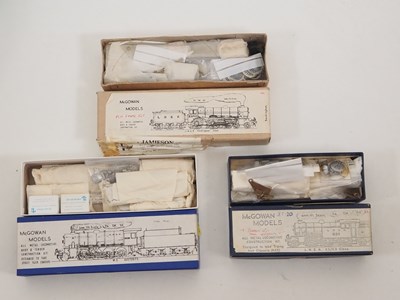 Lot 435 - A group of unbuilt MCGOWAN MODELS OO gauge...