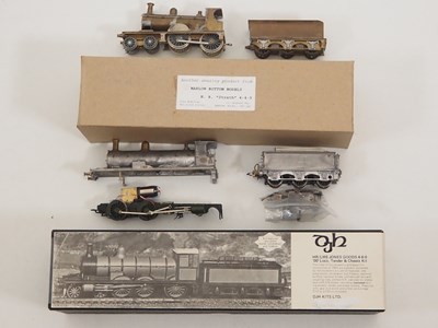 Lot 445 - A pair of OO Finescale part built locomotive...