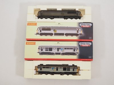 Lot 469 - A pair of HORNBY OO gauge diesel locomotives...