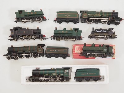 Lot 475 - A group of OO gauge unboxed steam locomotives...