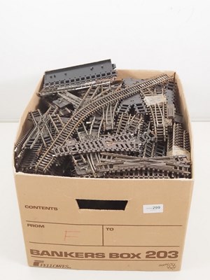 Lot 483 - A large lucky dip lot of OO gauge track from...