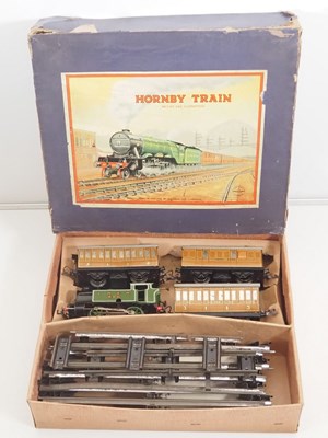 Lot 501 - A HORNBY O gauge LNER tank clockwork passenger...
