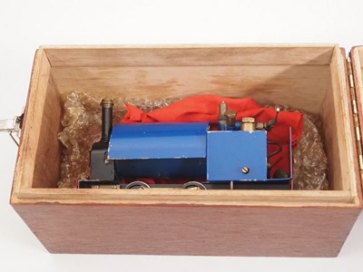 Lot 504 - A live steam 32 mm gauge 0-4-0 saddle tank...