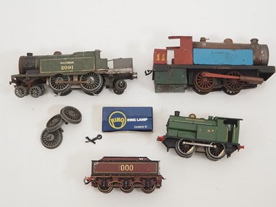 Lot 511 - A mixed lot of O gauge locomotives for spares...