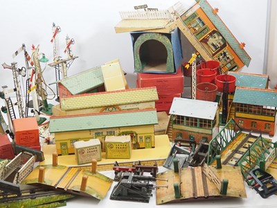 Lot 520 - A very large removals box of HORNBY O gauge...