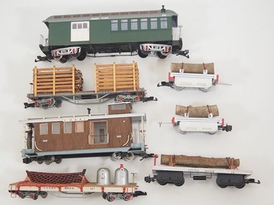 Lot 525 - A group of G scale American Outline rolling...