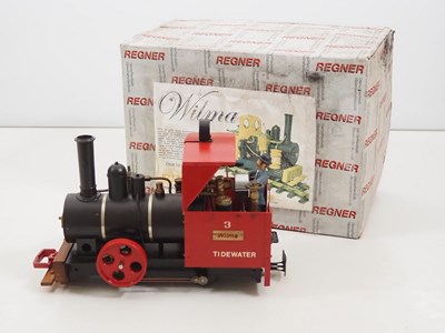Lot 546 - A REGNER G scale live steam 0-4-0 'Wilma'...