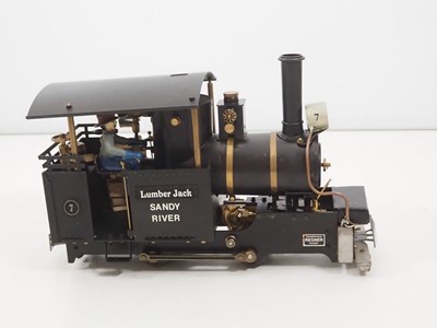 Lot 547 - A REGNER G scale American Outline live steam 0-...