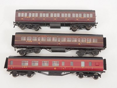 Lot 563 - A group of EXLEY O gauge LMS compartment and...