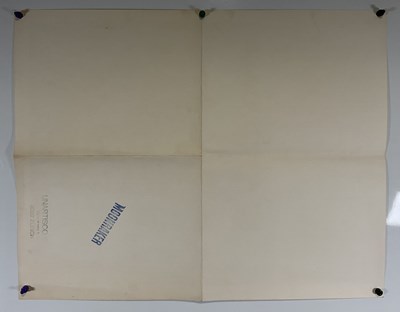 Lot 96 - MOONRAKER (1979) US half sheet movie poster,...