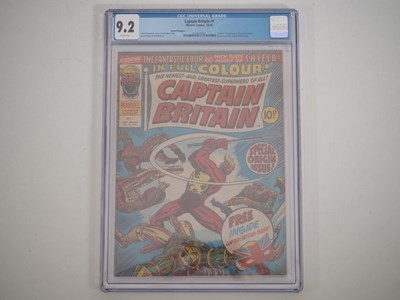 Lot 94 - CAPTAIN BRITAIN #1 (1976 - MARVEL UK) - GRADED...