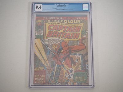 Lot 96 - CAPTAIN BRITAIN #8 (1976 - MARVEL UK) - GRADED...