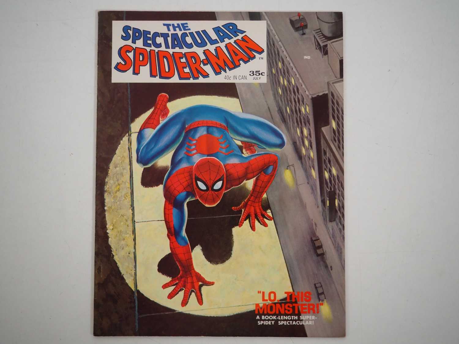 Lot 15 - SPECTACULAR SPIDER-MAN MAGAZINE #1 - (1968 -...