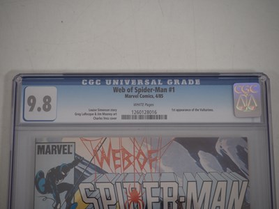 Lot 17 - WEB OF SPIDER-MAN #1 (1985 - MARVEL) - GRADED...