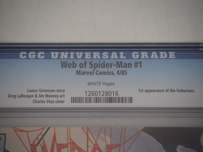Lot 17 - WEB OF SPIDER-MAN #1 (1985 - MARVEL) - GRADED...
