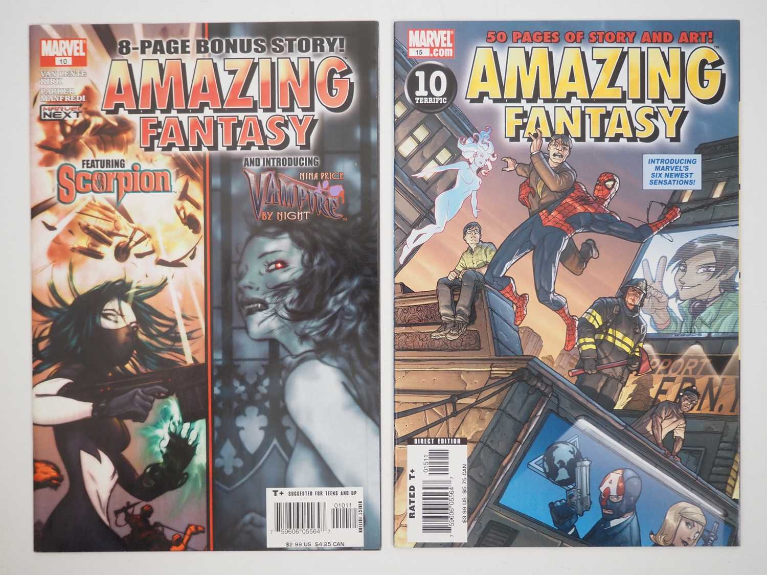 Lot 24 - AMAZING FANTASY VOL. 2 #10 & 15 (2 in Lot) -...