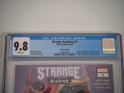 Lot 25 - STRANGE ACADEMY #1 SECOND PRINT GRADED 9.8...