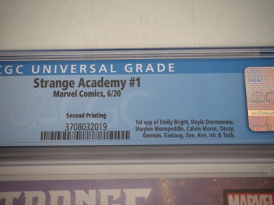 Lot 25 - STRANGE ACADEMY #1 SECOND PRINT GRADED 9.8...