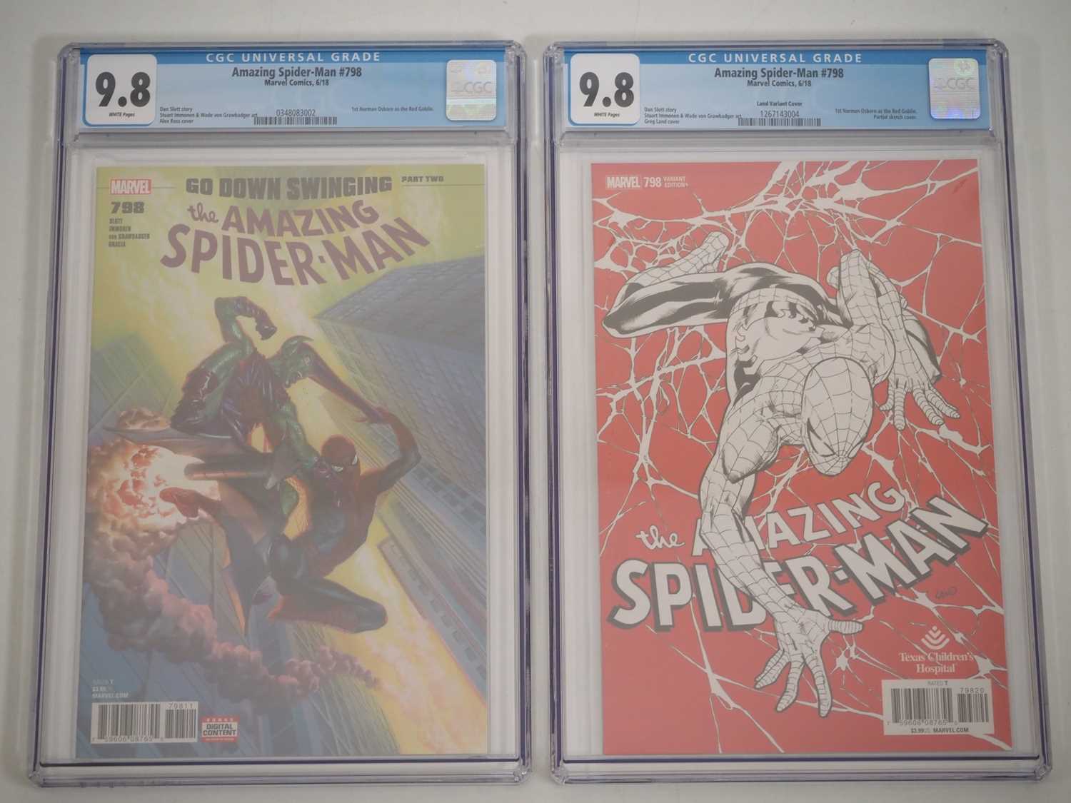 Lot 28 - AMAZING SPIDER-MAN #798 STANDARD + LAND...