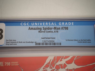 Lot 28 - AMAZING SPIDER-MAN #798 STANDARD + LAND...
