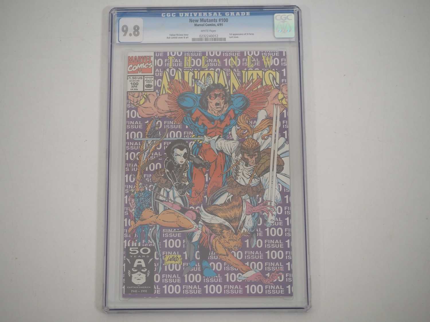 Lot 36 - NEW MUTANTS #100 (1991 - MARVEL) - GRADED...