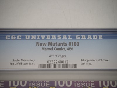 Lot 36 - NEW MUTANTS #100 (1991 - MARVEL) - GRADED...