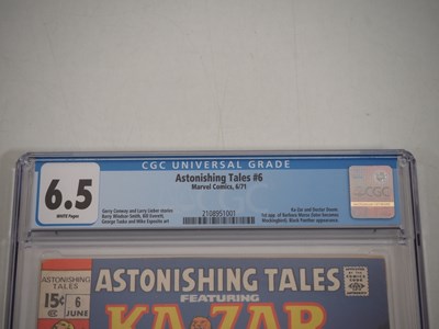 Lot 40 - ASTONISHING TALES #6 (1971 - MARVEL) - GRADED...