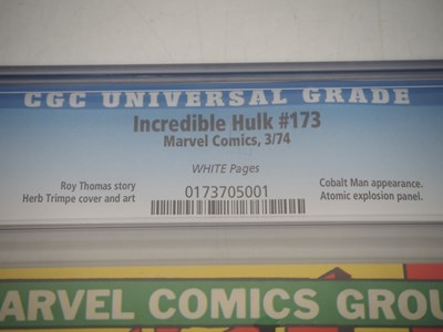 Lot 42 - INCREDIBLE HULK #173 (1974 - MARVEL) GRADED...