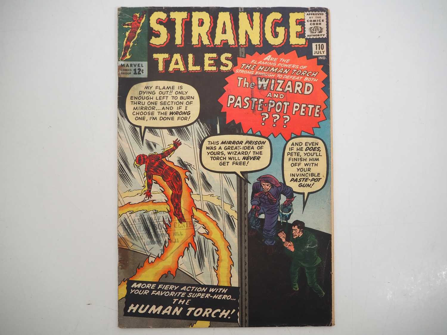 Lot 425 - STRANGE TALES #110 (1963 - MARVEL) KEY HOT...