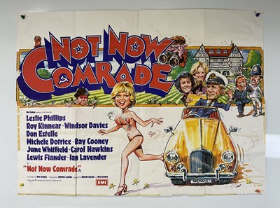 Lot 25 - A group of UK Quad Comedy film posters...