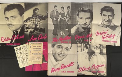Lot 245 - A group of music posters c. 1950s including 7...