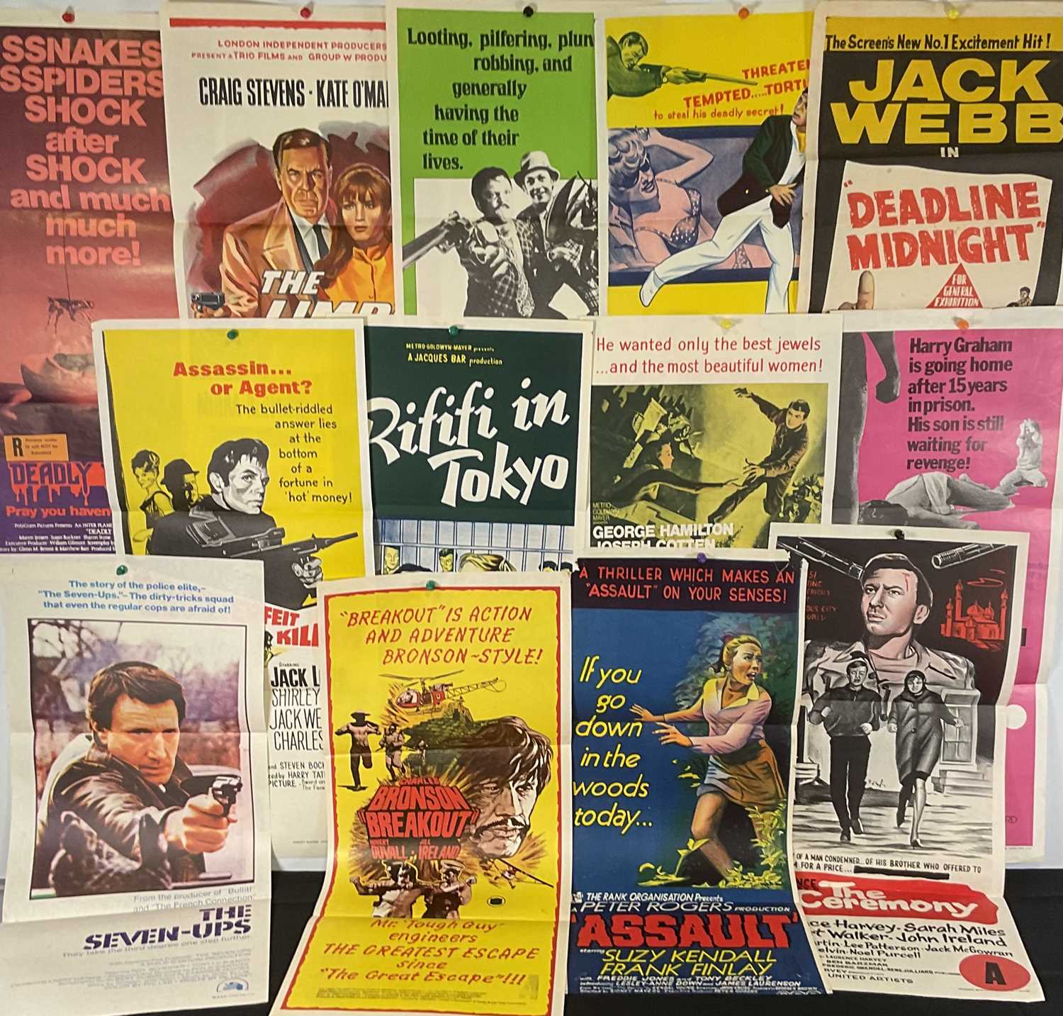 Lot 37 - A group of Action and Crime thriller...