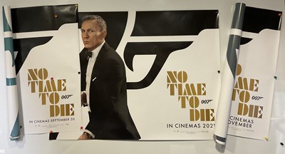 Lot 88 - A set of three NO TIME TO DIE (2021) UK Quad,...