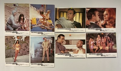 Lot 110 - YOU ONLY LIVE TWICE (1967) A set of 8 French...